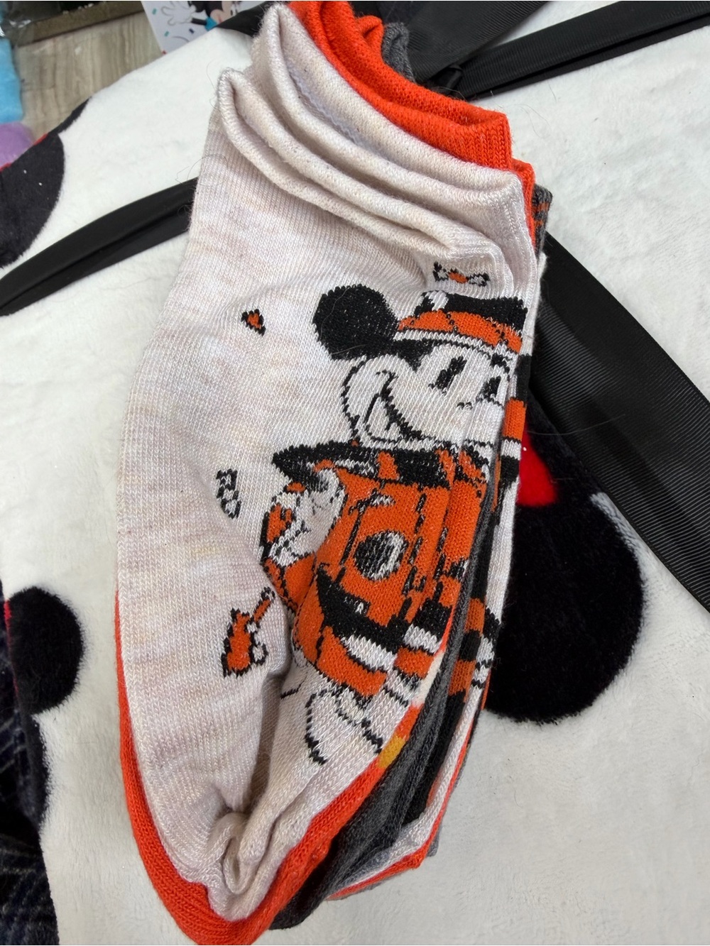 Disney halloween Mickey Mouse Ankle Socks 6 pair new